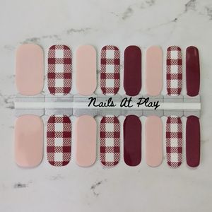 5 for $20 Nail Wraps- Plaid & Pink